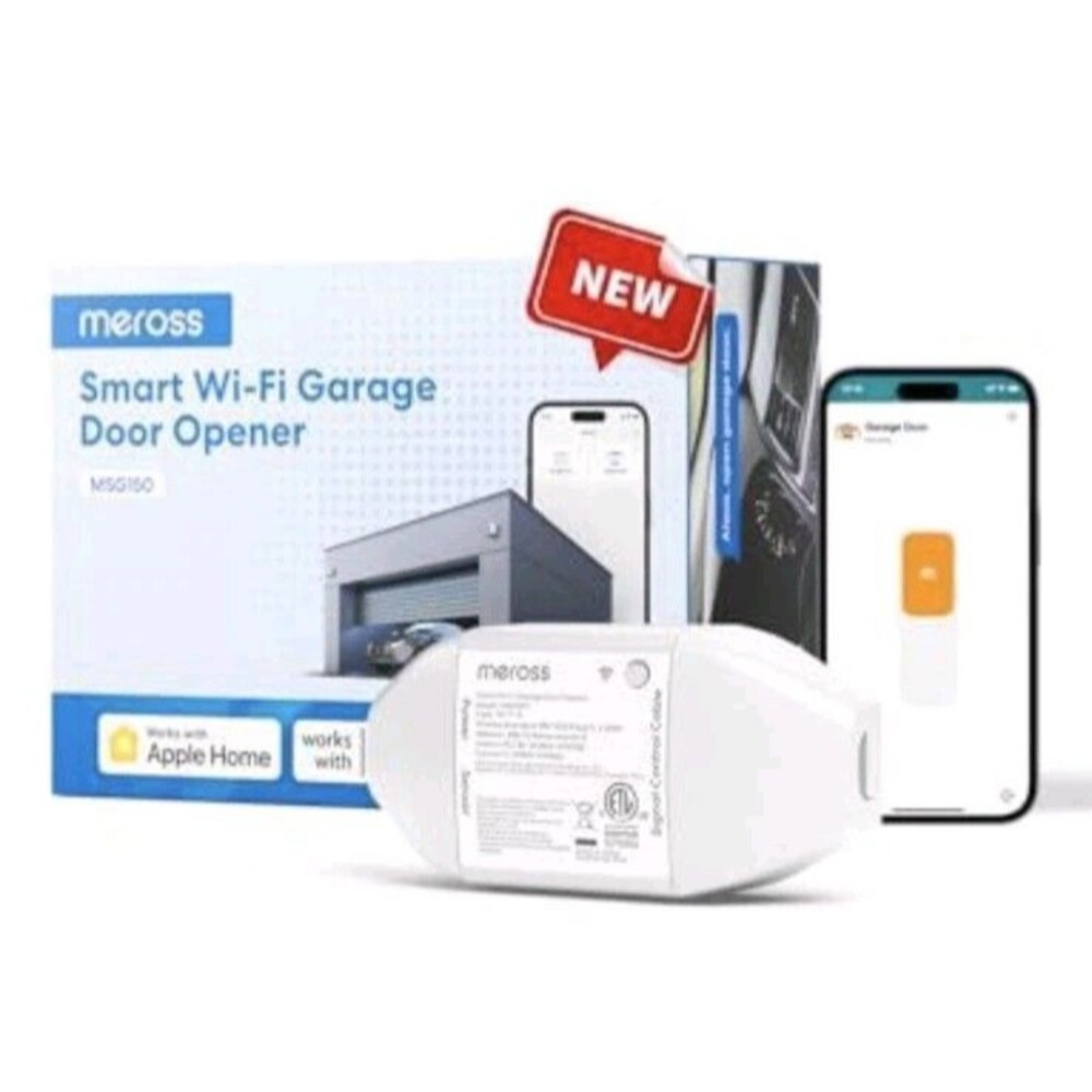 meross MSG150 Smart Wi-Fi Garage Door Opener Apple HomeKit Alexa Google